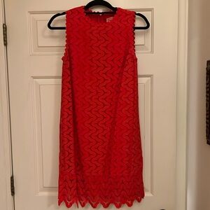 kate spade red dress